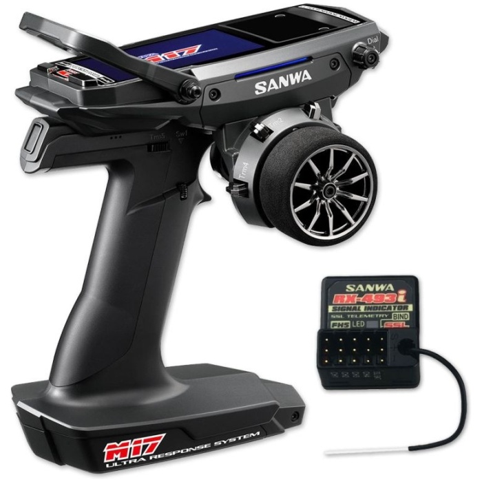 Comando M17 FH5 4-Channel 2.4GHz Radio System w/RX-493i Receiver Sanwa - Image 1