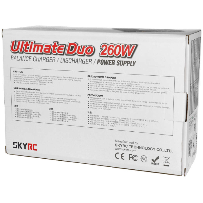 Carregador D260 AC/DC LiPo 1-6S 14A 260W Charger SkyRC - Image 2