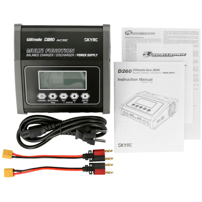 Carregador D260 AC/DC LiPo 1-6S 14A 260W Charger SkyRC - Image 3