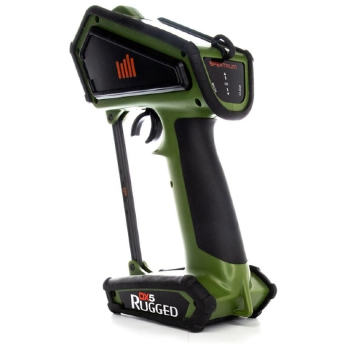 Rádio DX5 RUGGED 5 canais DSMR 2.4GHz VERDE (S/RX) SPEKTRUM - Image 4