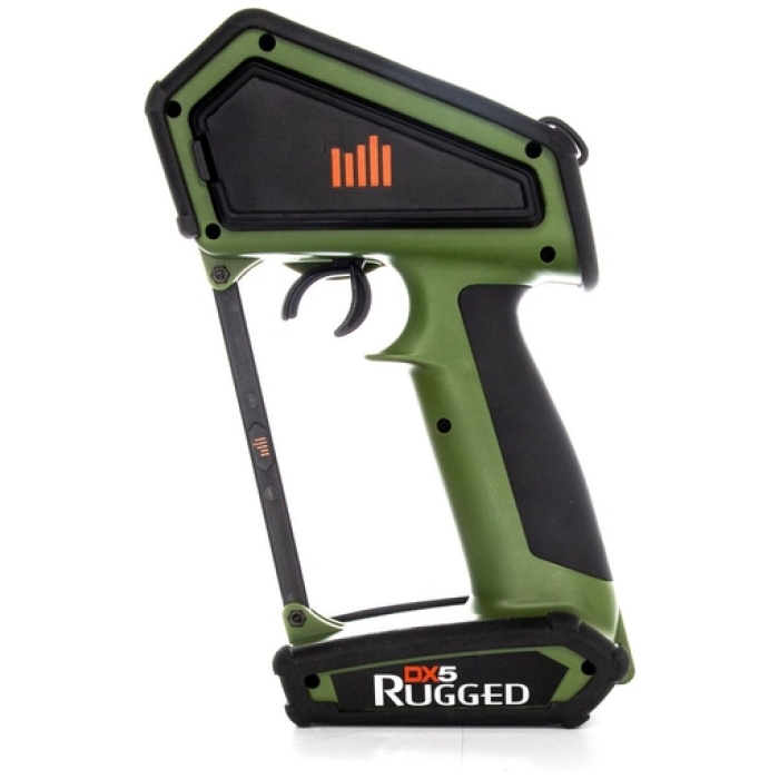 Rádio DX5 RUGGED 5 canais DSMR 2.4GHz VERDE (S/RX) SPEKTRUM - Image 6