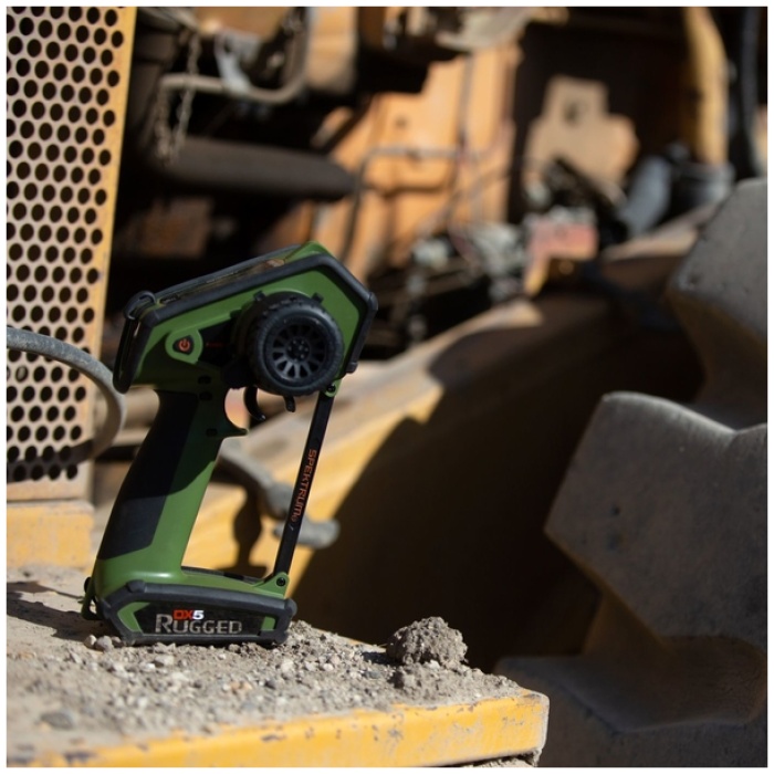 Rádio DX5 RUGGED 5 canais DSMR 2.4GHz VERDE (S/RX) SPEKTRUM - Image 7