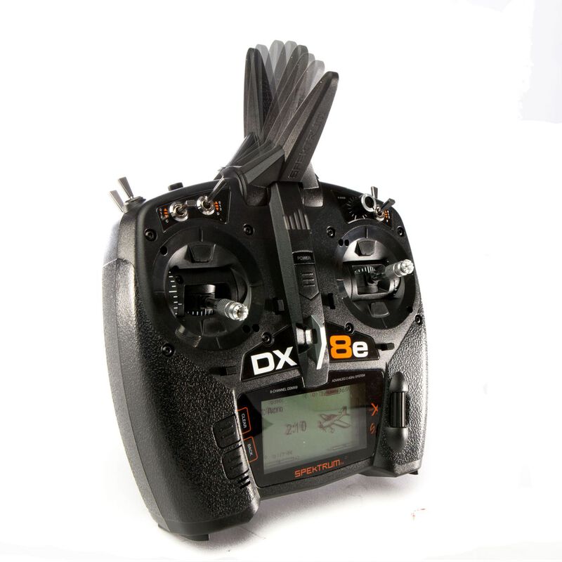 spmr8105eu-radio-dx8e-8-canais-2.4-ghz-dsmx-spektrum-rc205.jpg Rádio DX8e 8 Canais 2.4 GHz DSMX SPEKTRUM - Image 2