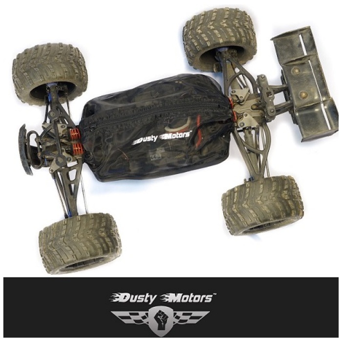Traxxas E-REVO/SUMMIT/E-MAXX Protection Cover BLACK Dusty Motors - Image 3