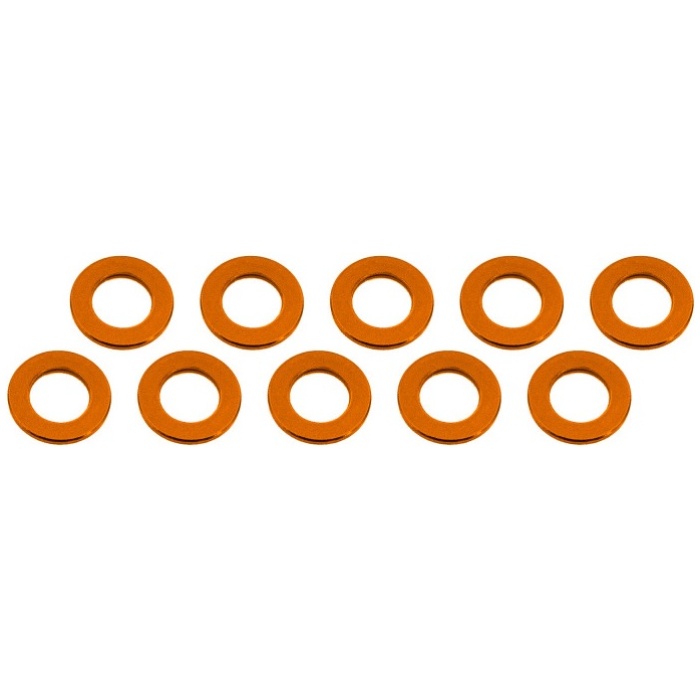 Aluminum Shim 3x6x0.5mm Gold (10) Ultimate Racing - Image 1