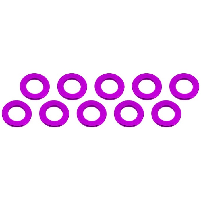 Aluminum Shim 3x6x0.5mm Pink (10) Ultimate Racing - Image 1