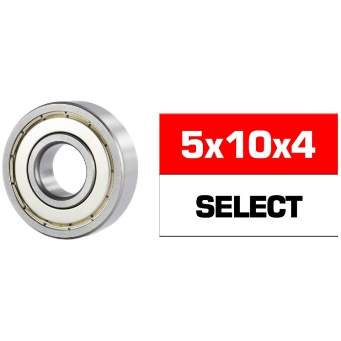 Rolamento 5x10x4mm Select "HS" Metal Shielded Clutch Bearing Set (1) Ultimate Racing - Image 1