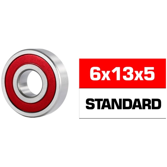 Rolamento 6x13x5mm "HS" Rubber Sealed Bearing Set (1) Ultimate Racing - Image 1