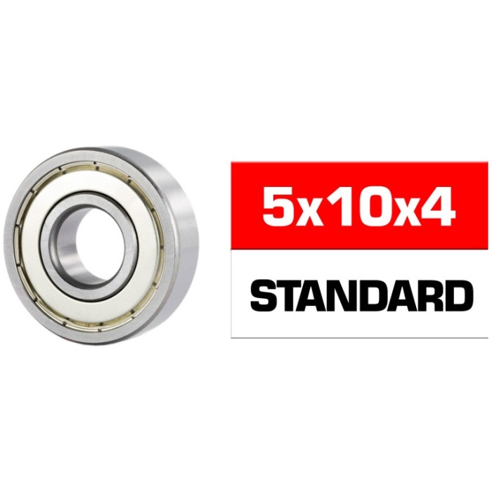 Rolamento 5x10x4mm "HS" Metal Shielded Bearing Set (1) Ultimate Racing - Image 1
