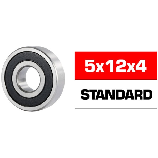 Rolamento 5x12x4mm "HS" Rubber Sealed Bearing Set (1) Ultimate Racing