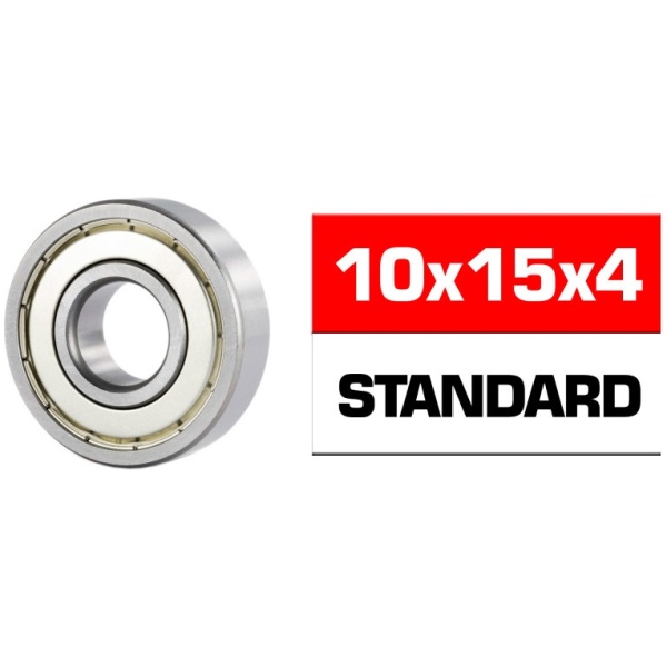 Rolamento 10x15x4mm HS Metal Shielded Bearing Set (1) Ultimate Racing