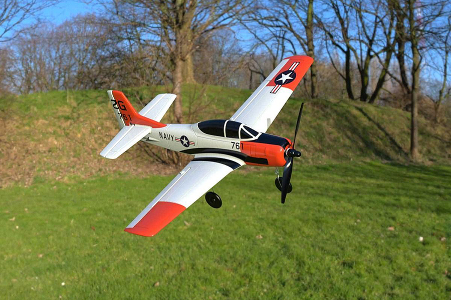 v761-9-t-28-trojan-4ch-400mm-brushed-wgyro-epp-rtf-volantex-rc203.jpg T-28 Trojan 4Ch 400Mm Brushed W/Gyro EPP RTF VOLANTEX - Image 4