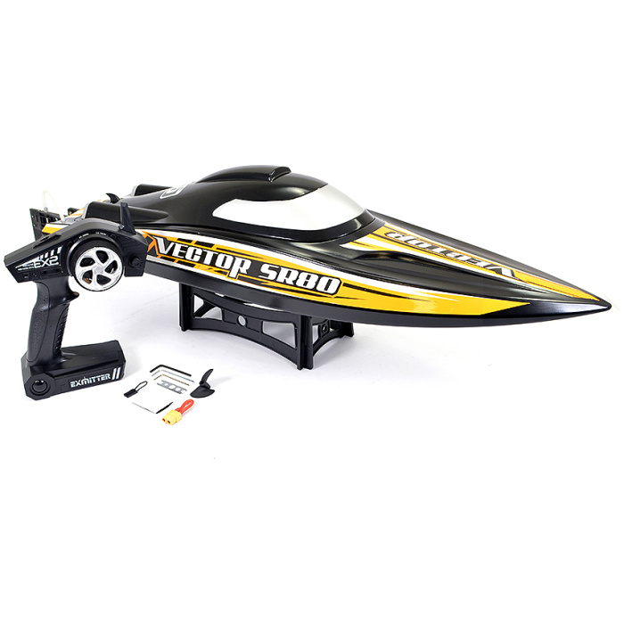 Barco Barco Vector SR80 Brushless Boat Black Orange VOLANTEX - Image 1