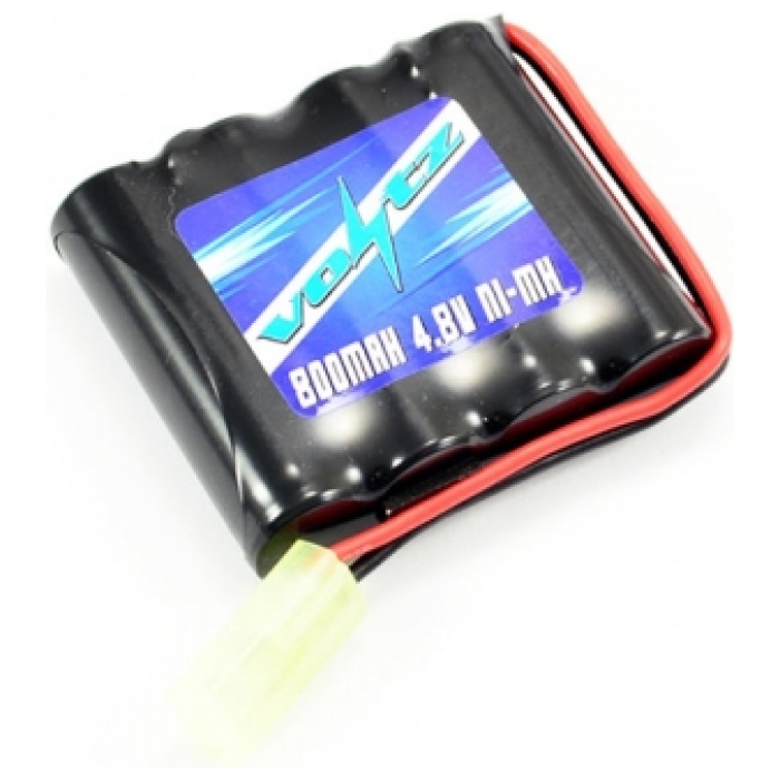 Bateria Pack NiMH 4.8V Hobby 800mAh Mini Tamiya Plug Voltz - Image 1