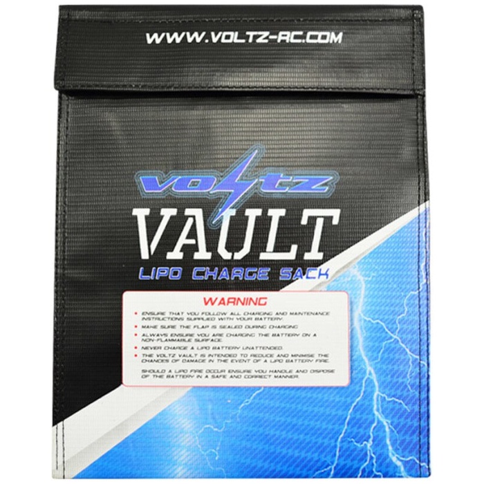 LiPO Safe Bag Sport Medium 220x180mm Voltz - Image 1