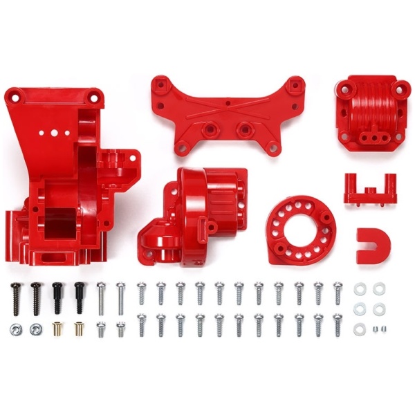 TA-01 TA-02 B-Parts Rear Gearcas Red Tamiya