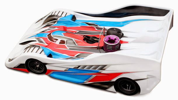 Body TS040 EFRA Light 1/8 On-Road 0.7mm Blitz - Image 3