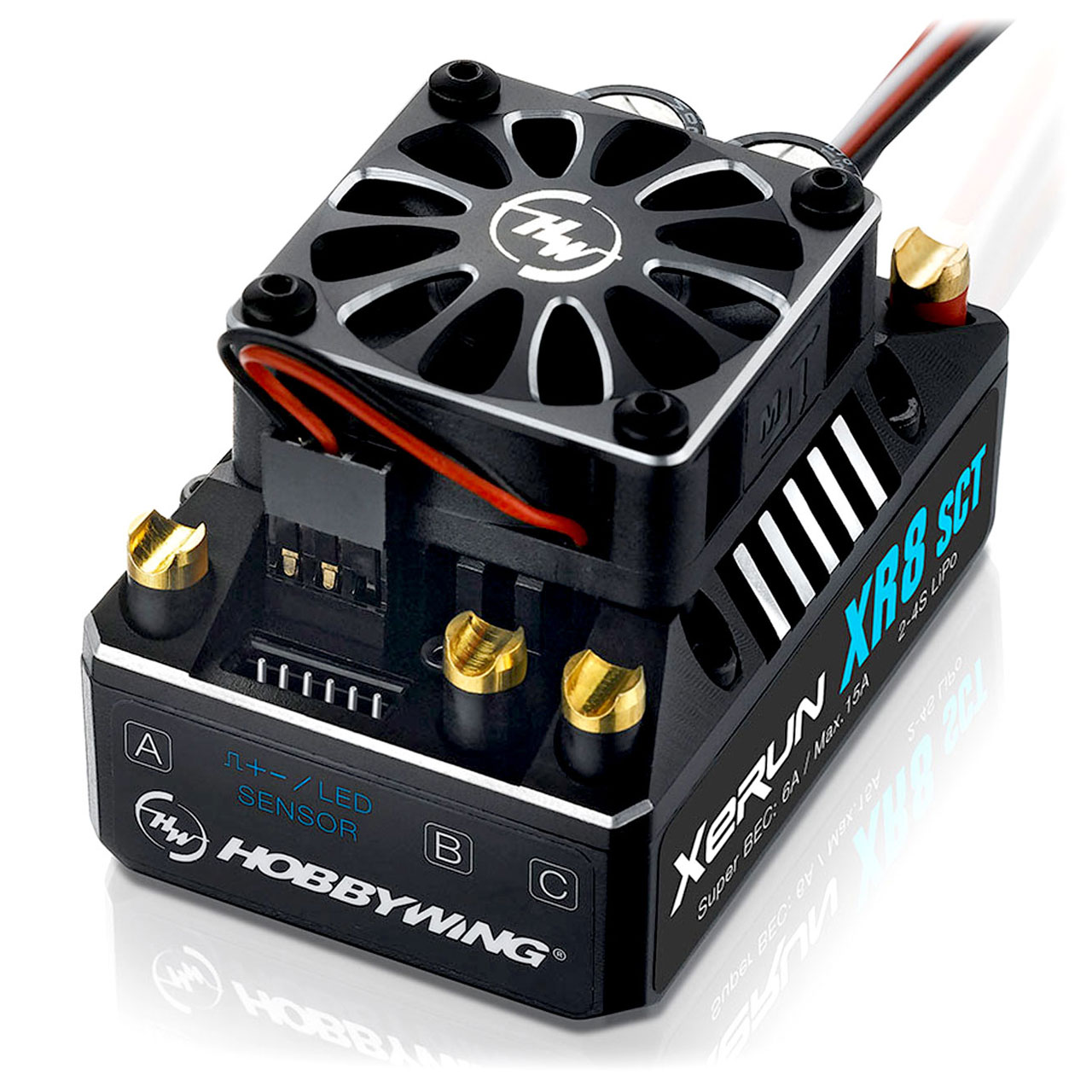Xerun XR8 SCT Brushless ESC 140A 2-4S LiPo BEC 6A Hobbywing - Image 3