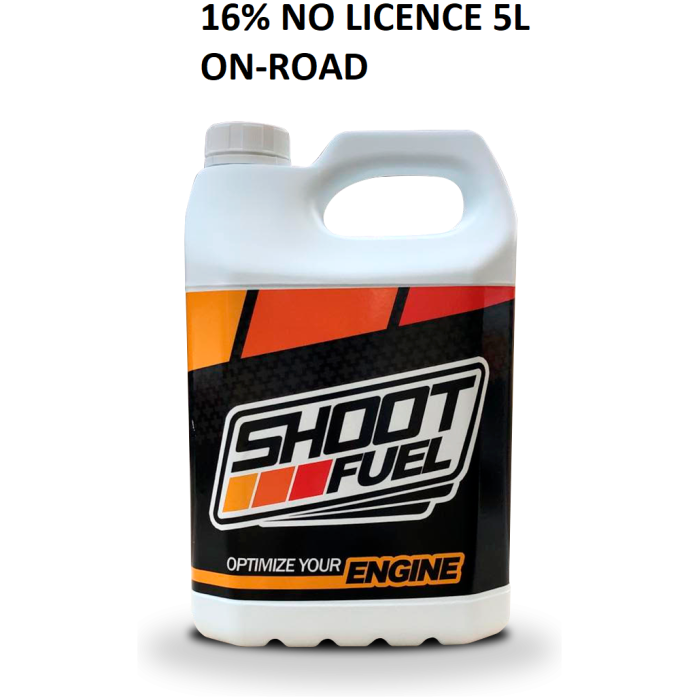 Combustível Nitro On Road 16% By Weight 5L No Licence Premium Shoot Fuel - Image 1
