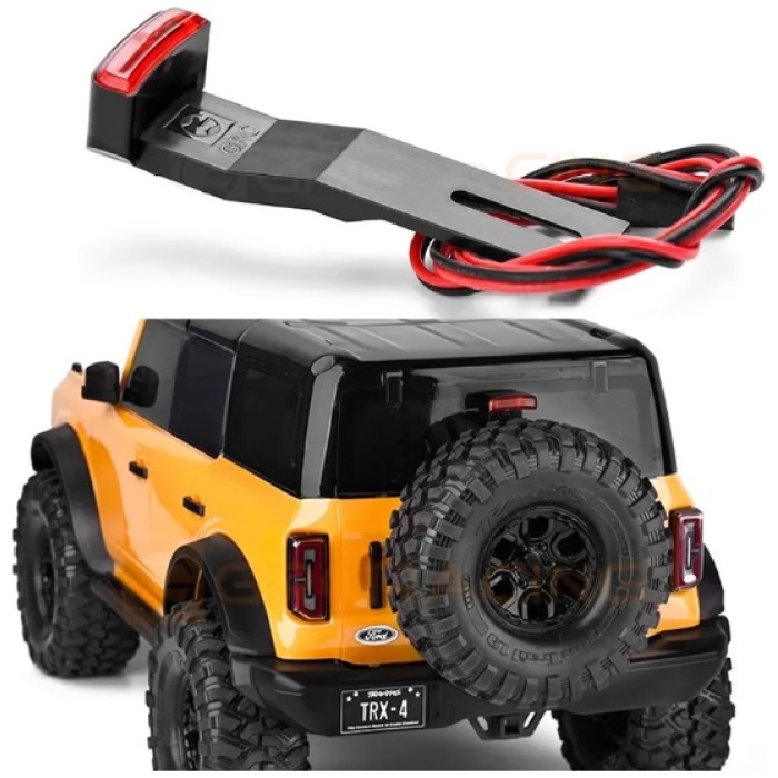 Spare Tire Brake Light High Mounted Tail Light Trx-4 SM Racing Parts - Image 1