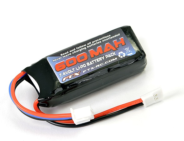 ftx9371-bateria-lipo-2s-7.4v-600mah-outback-mini-124-x-2.0-ftx Bateria Lipo 2S 7.4V 600mAh Outback Mini 1/24 X 2.0 FTX - Image 1