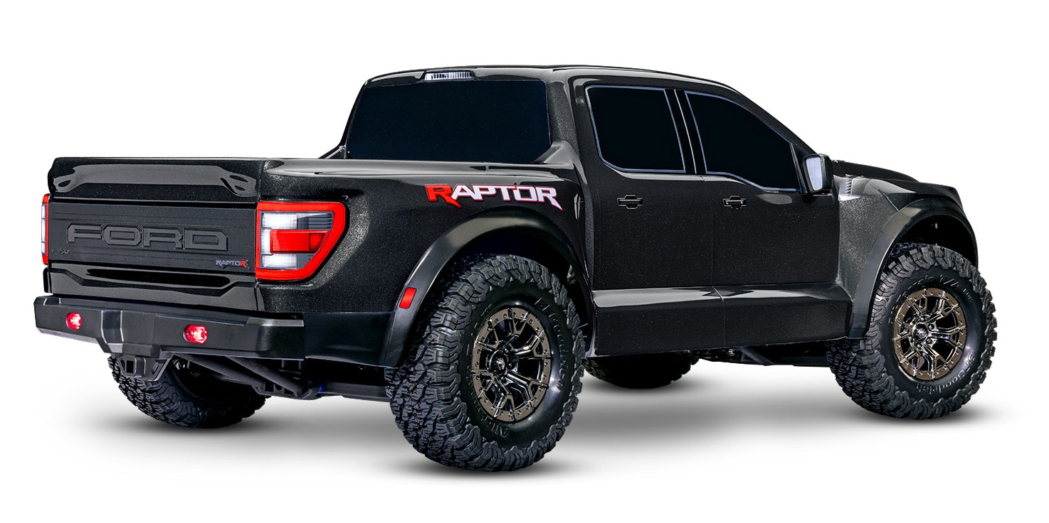 101076-4blk-ford-raptor-r-4×4-vxl-110-black-traxxas (4) FORD RAPTOR-R 4X4 VXL 1/10 BLACK TRAXXAS - Image 4