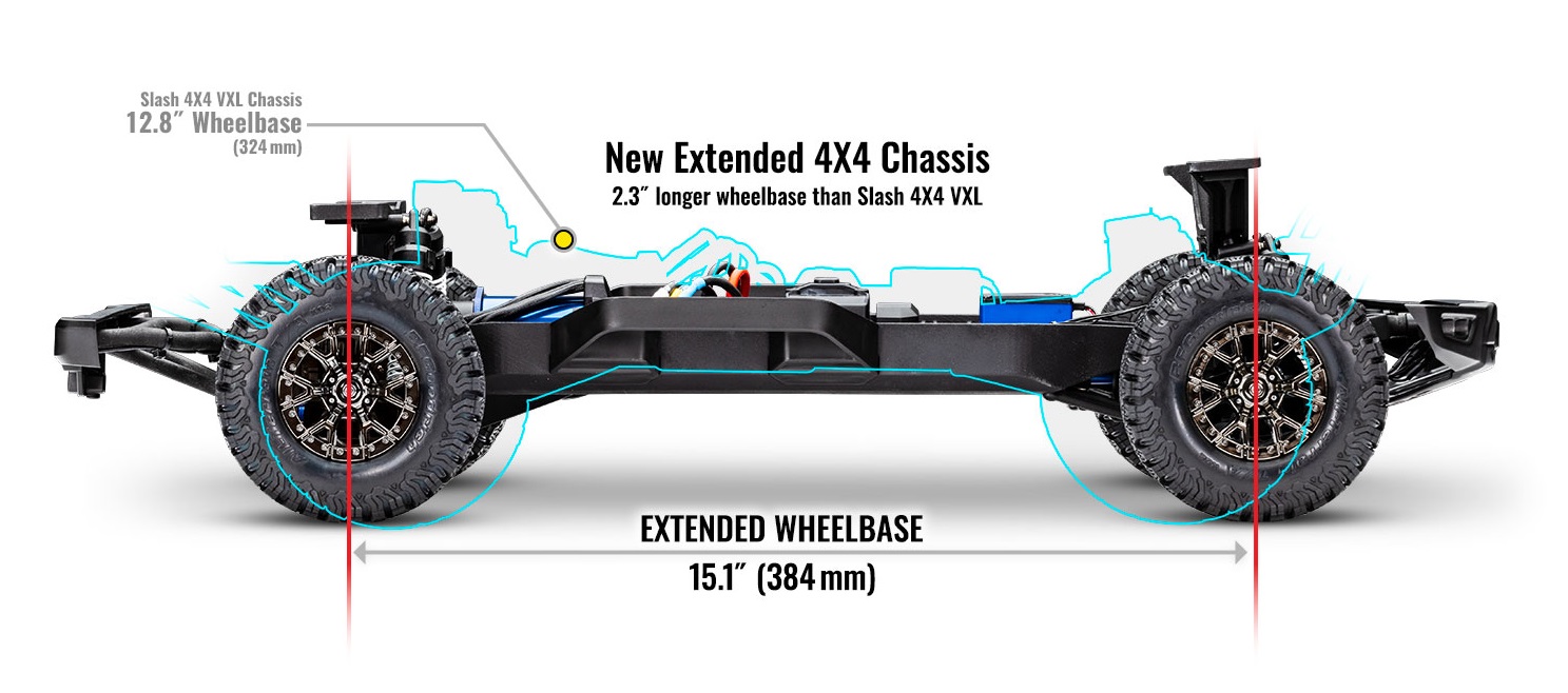 101076-4blk-ford-raptor-r-4×4-vxl-110-black-traxxas (6) FORD RAPTOR-R 4X4 VXL 1/10 BLACK TRAXXAS - Image 6