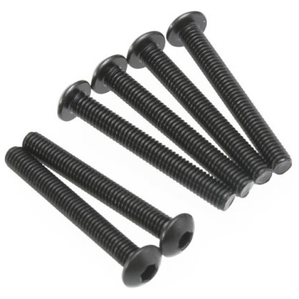 Screws 3x23mm button-head hex drive (6) Traxxas