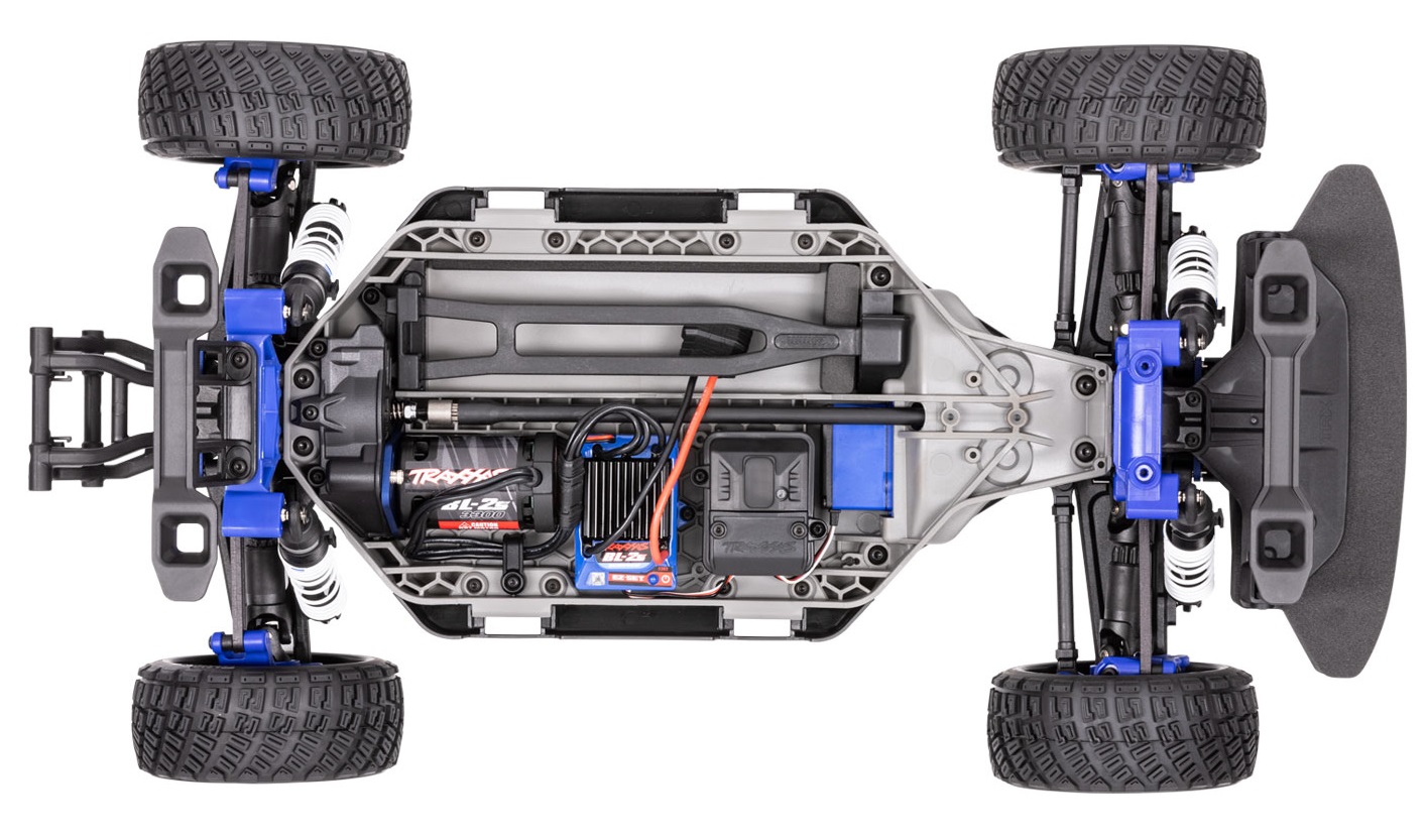 74154-4-Fiesta-Rally-Chassis-Overhead Ford Fiesta ST Rally 4WD Brushless-2S 1/10 RED TRAXXAS - Image 3