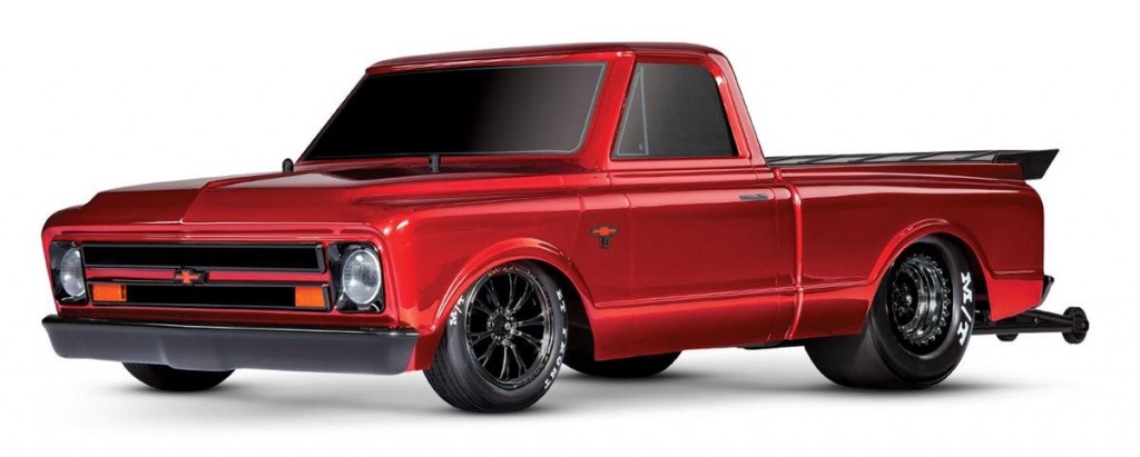 94076-4red-drag-slash-110-scale-2wd-drag-racing-truck-red-traxxas Drag Slash 1/10 Scale 2WD Drag Racing Truck RED Traxxas - Image 1