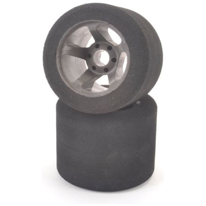 PNEUS 5 SPOKES LIGHT RIM 1/8 REAR 37SH 1/8 NITRO CONTACT - Image 1