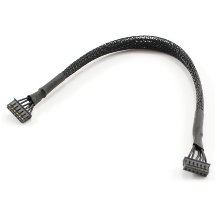 Brushless Motor Sensor Wire W/Braided Sleeve 150mm ETRONIX - Image 1