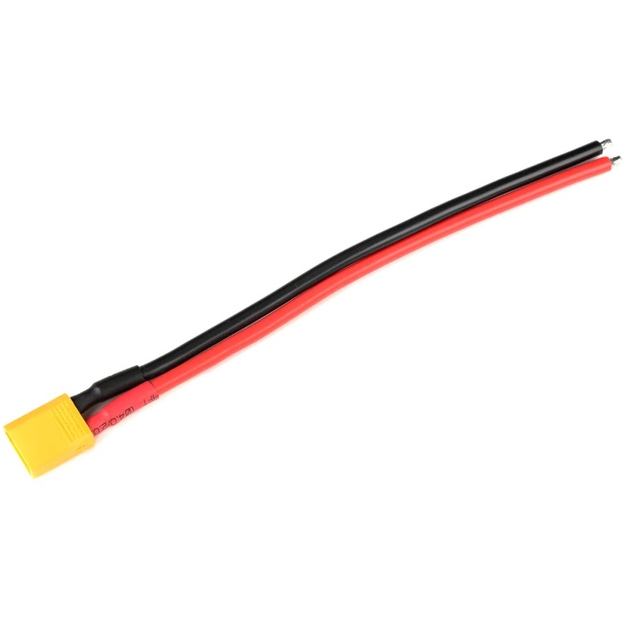 Connector w/ Lead XT-30 Gold Plated Female Socket 14AWG REVTEC - Image 1