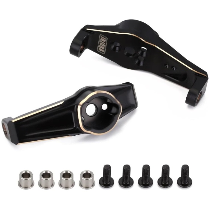 Black Coating Brass 32g Caster Blocks C Hubs #8232 For TRX-4 TRX-6 Injora - Image 1