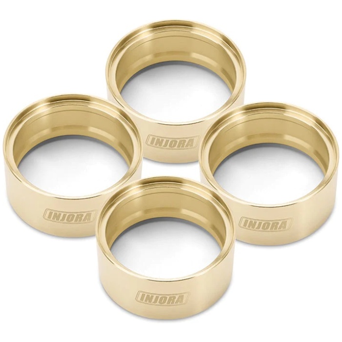 Brass Inner Rings For INJORA 2.2" Wheels 147g/Pcs (4) Injora - Image 1