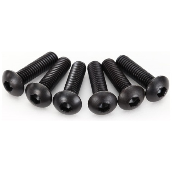 Parafusos 4x15mm Button-Head Machine Hex Drive (6) Traxxas