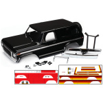 Carroçaria Body Ford Bronco 1979 Complete Black w/ Front Rear Bumpers Traxxas
