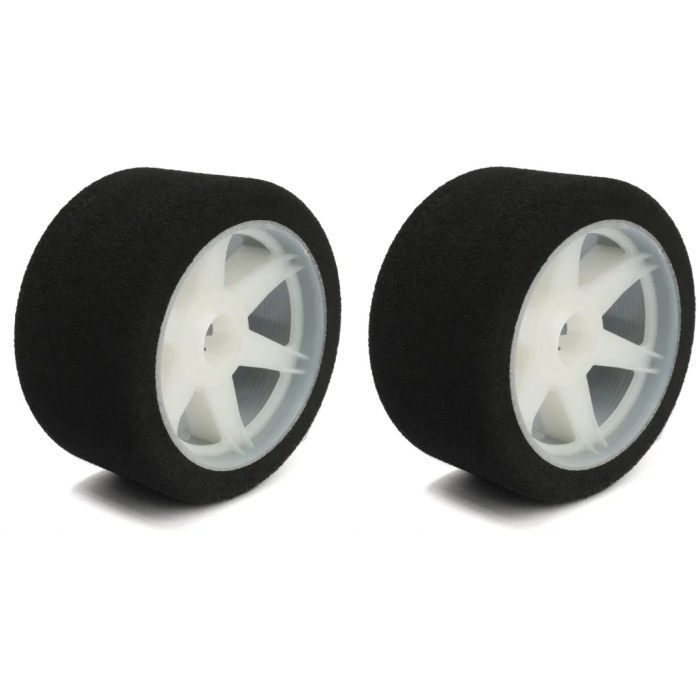 Front Tyres 1/8 ONROAD SHORE 35 on Light Rims 70.5mm (2) HOT RACE - Image 1