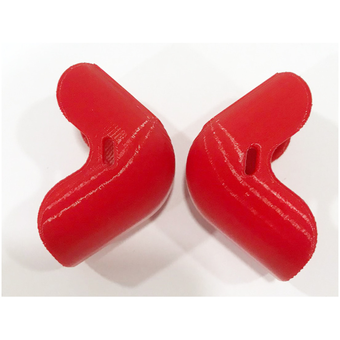 COTOVELEIRA MOTA 1/4 PROMOTO-MX MOTORCYCLE (2) RED SM RACING PARTS - Image 1