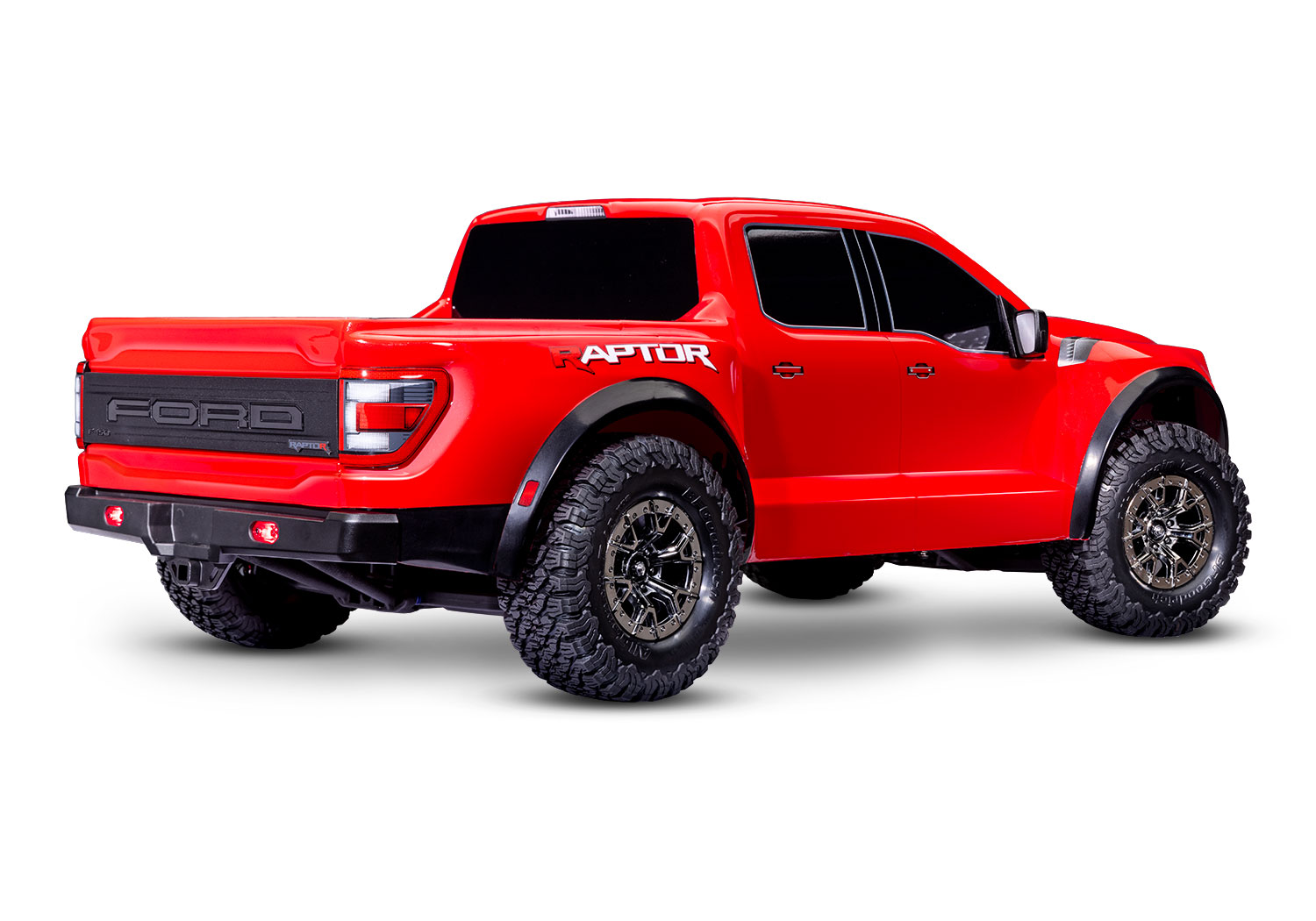 101076-4red-ford-raptor-r-4×4-vxl-110-red-traxxas (3) FORD RAPTOR-R 4X4 VXL 1/10 RED TRAXXAS - Image 3