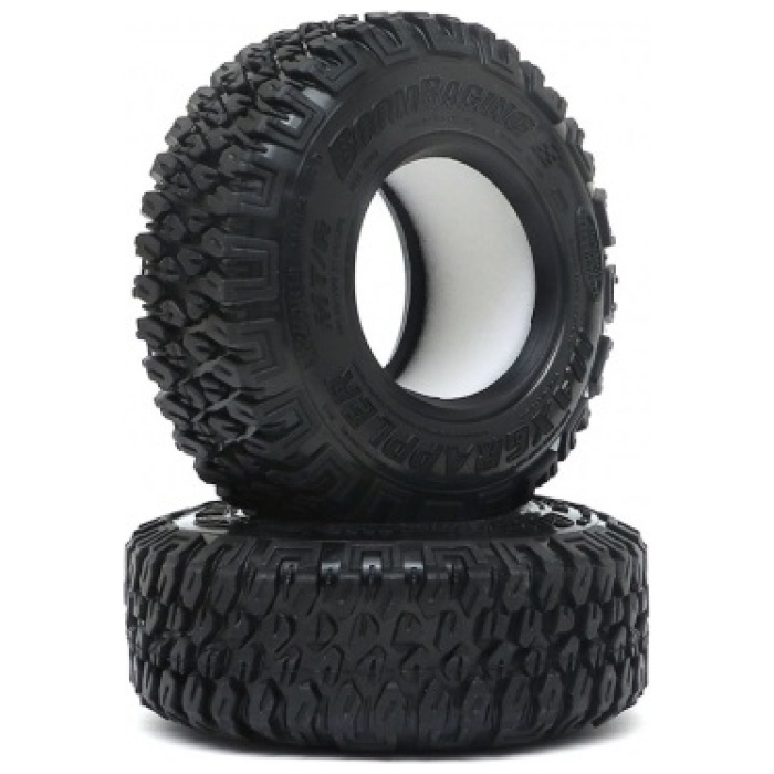 1.9" MAXGRAPPLER Scale RC Tire Gekko Compound 3.82"x1.26" 97x32mm Open Cell Foams (2) Boom Racing - Image 1