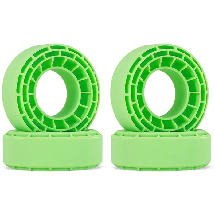 Silicone Rubber Inserts for 56-58mm 1.0" Green Soft Tires (4) INJORA - Image 1