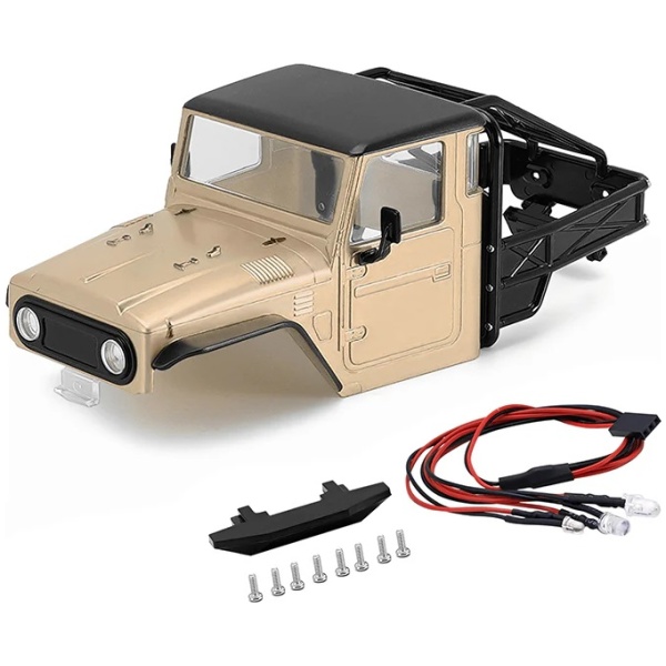 IR40 Half Truck Hard Plastic Body With Cage For 1/18 TRX4M Defender Bronco INJORA