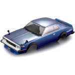 Carroçaria 1/10 RC 1977 Skyline Hardtop 2000 GT-ES Finished Body Blue Printed Killerbody