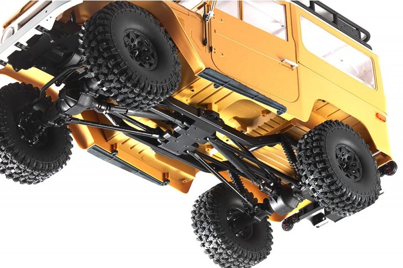 fms11035rs-yl-crawler-110-toyota-land-cruiser-fj40-scaler-artr-kit-rs-version-yellow-fms (7) Crawler 1/10 Toyota Land cruiser FJ40 Scaler ARTR Kit RS Version Yellow FMS - Image 7