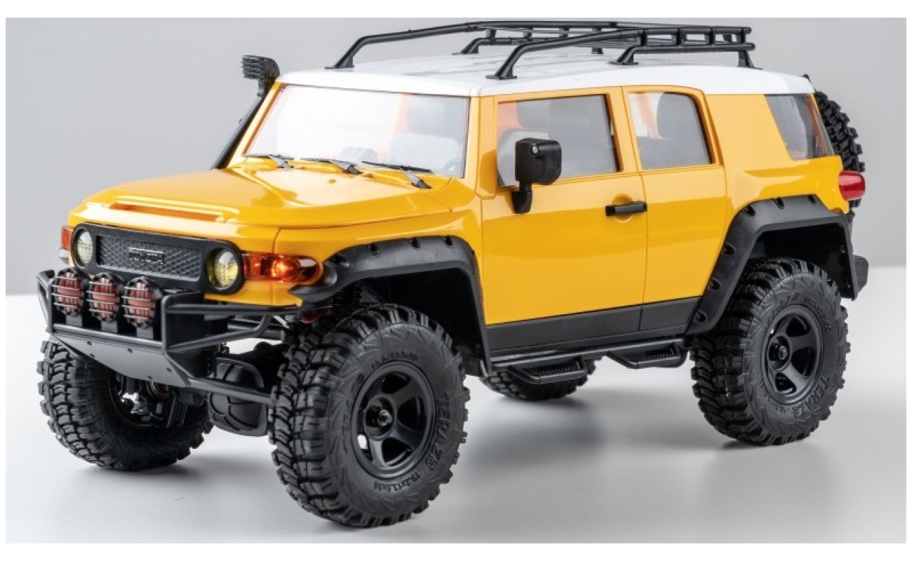 Crawler 1/18 Toyota FJ Cruiser Scaler Yellow RTR FMS