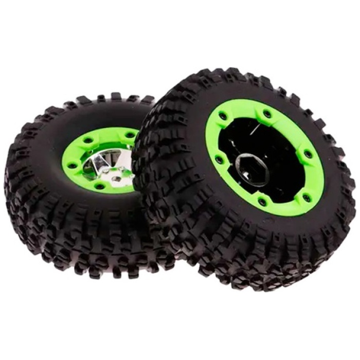 Tires Left Wheels Kit 12427 1/12 Trial (2) Wltoys - Image 1