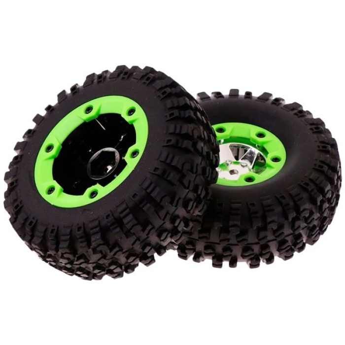 Tires Right Wheels Kit 12427 1/12 Trial (2) Wltoys - Image 1
