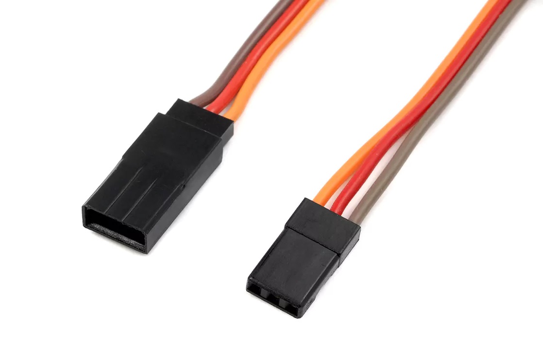 gf-1101-010-servo-extension-lead-jrhitec-22awg-60-strands-15cm-1-revtec Servo Extension Lead JR/Hitec 22AWG 60 Strands 15cm (1) Revtec - Image 1