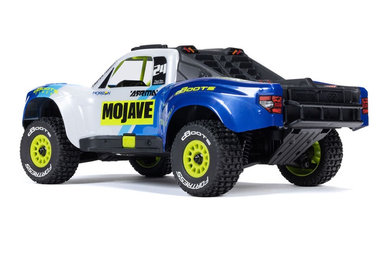 ara2104t2-mojave-grom-mega-380-brushed-4×4-desert-truck-118-rtr-blue-white-arrma (3) MOJAVE GROM MEGA 380 Brushed 4X4 Desert Truck 1/18 RTR Blue White ARRMA - Image 5